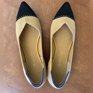 Rothy's Black and Tan women’s size 8